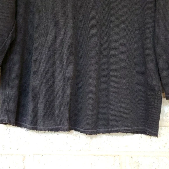 XCVI 3/4 Sleeve Crew Neck Top in Charcoal, Size Large, NWT - Picture 6 of 11